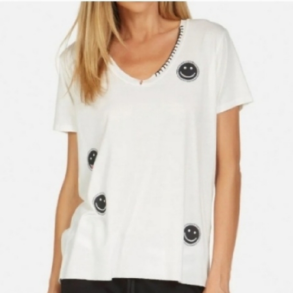 LAUREN MOSHI Smiling Peace Tee - Picture 2 of 12